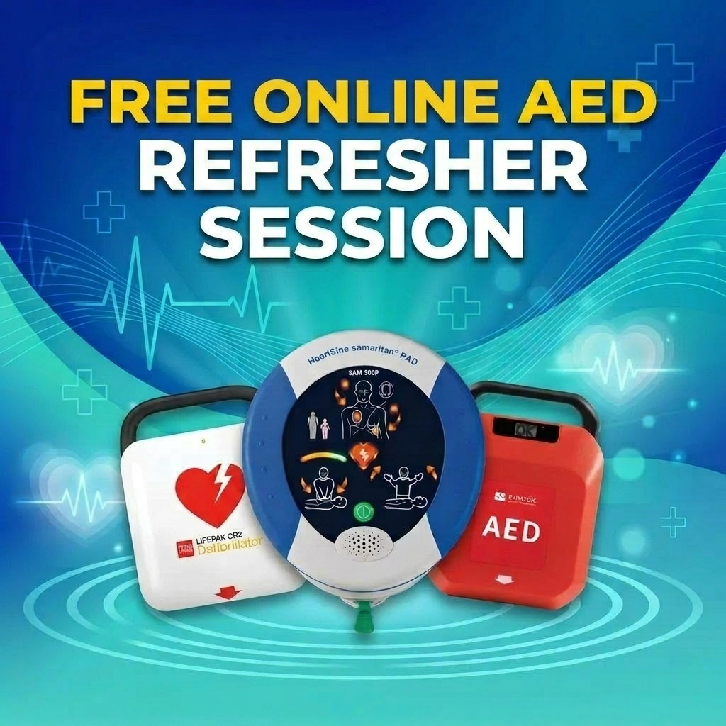 HTM Medico heartsine lifepak Primedic Zoll Lifeline AED CPR