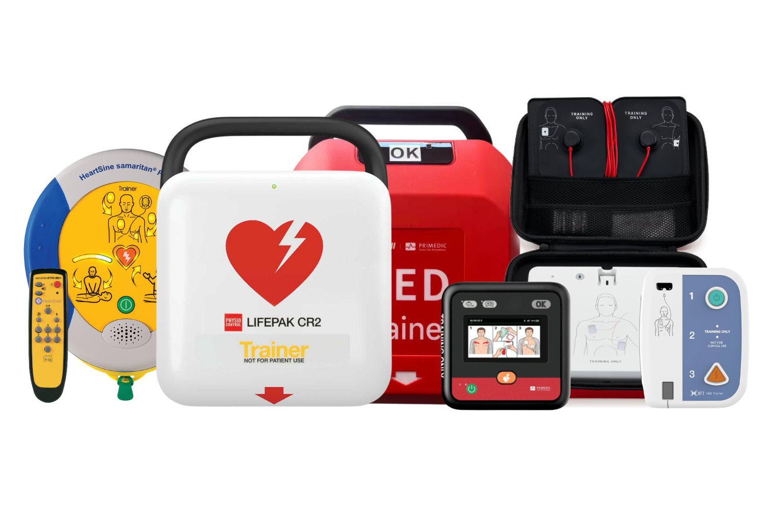 HTM Medico heartsine lifepak Primedic Zoll Lifeline AED CPR